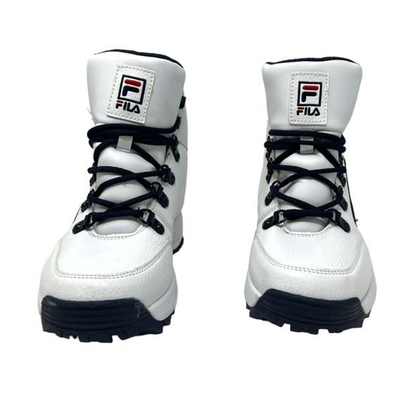 Fila Size 6 Youth Unknown Territory High Top Sneaker Boot White - Picture 8 of 13